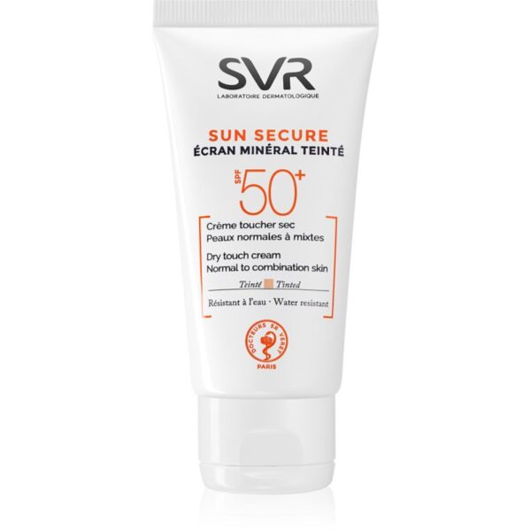 SVR Sun Secure crema nuantatoare cu minerale pentru piele normala spre mixta SPF 50+ 60 g-Țena