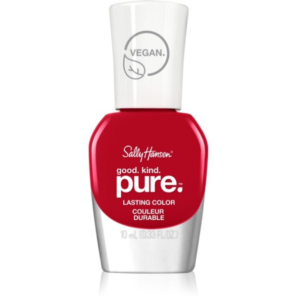Sally Hansen Good. Kind. Pure. lac de unghii cu rezistenta indelungata cu efect de întărire culoare Natural Red 10 ml-ro