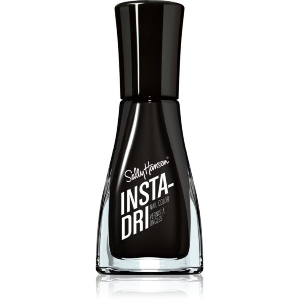 Sally Hansen Insta Dri lac de unghii cu uscare rapida culoare 573 Black To Black 9