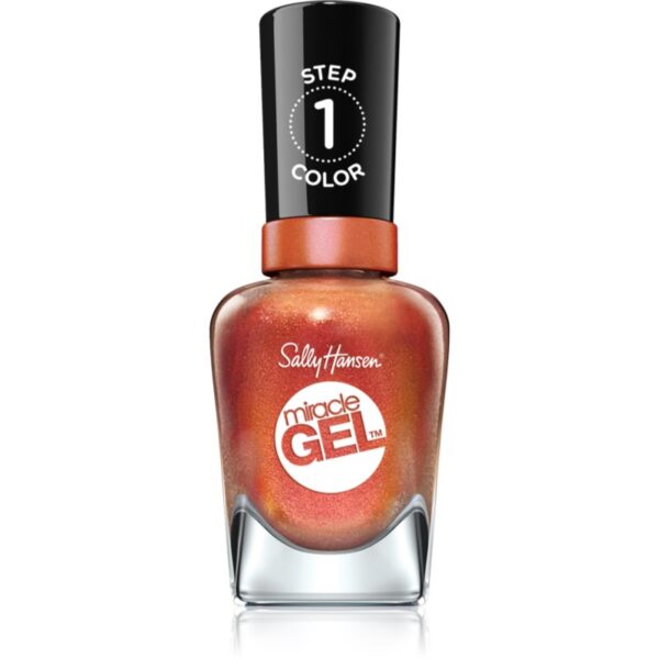 Sally Hansen Miracle Gel™ gel de unghii fara utilizarea UV sau lampa LED culoare 052 Sundown Socialite 14