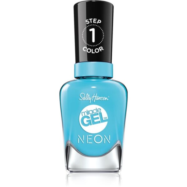 Sally Hansen Miracle Gel™ gel de unghii fara utilizarea UV sau lampa LED culoare 053 Miami Ice 14