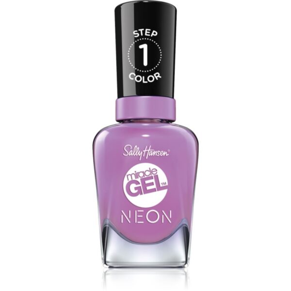 Sally Hansen Miracle Gel™ gel de unghii fara utilizarea UV sau lampa LED culoare 054 Violet Voltage 14
