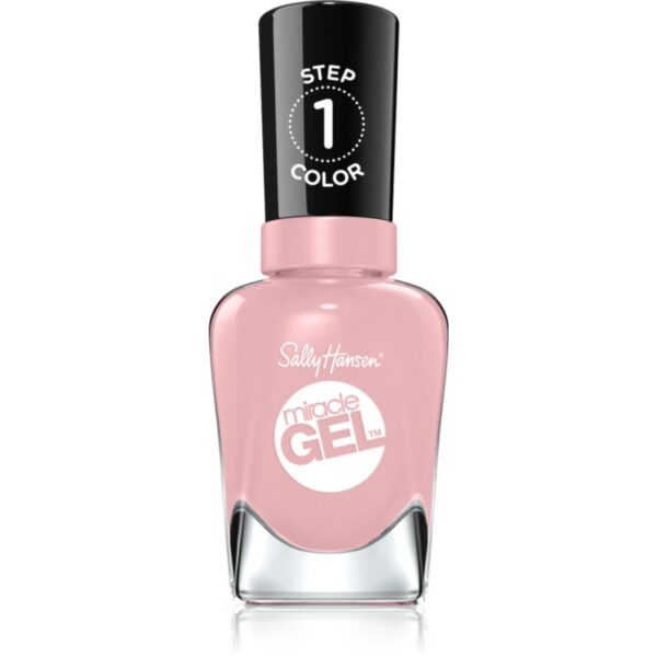 Sally Hansen Miracle Gel™ gel de unghii fara utilizarea UV sau lampa LED culoare 238 Regal Rosé 14