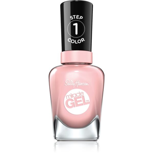 Sally Hansen Miracle Gel™ gel de unghii fara utilizarea UV sau lampa LED culoare 238 Regal Rose 14