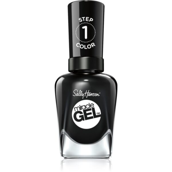 Sally Hansen Miracle Gel™ gel de unghii fara utilizarea UV sau lampa LED culoare 460 Blacky O 14