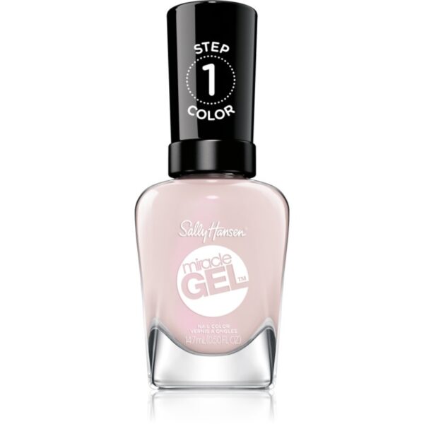 Sally Hansen Miracle Gel™ gel de unghii fara utilizarea UV sau lampa LED culoare First Glass 14