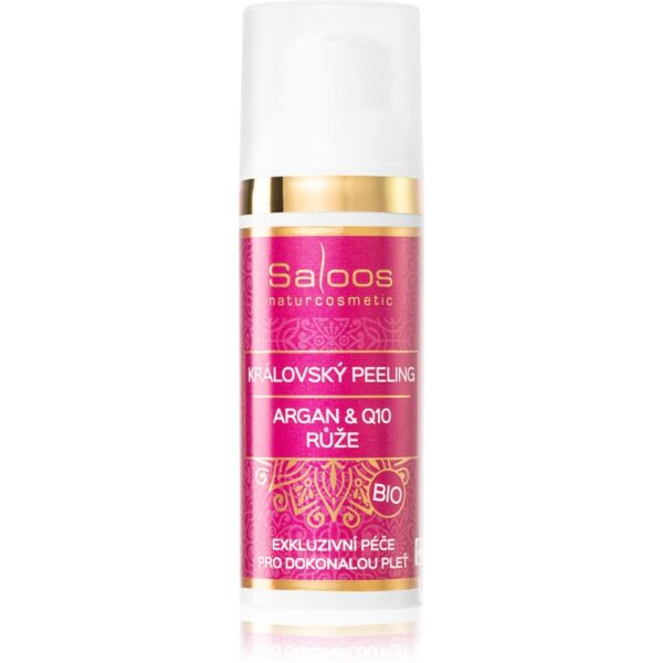 Saloos Bio Royal Peeling Rose Exfoliant facial de intinerire 50 ml-Țena