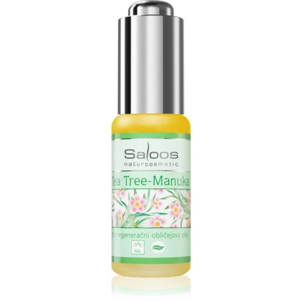 Saloos Bio Skin Oils Tea Tree & Manuka ulei calmant si reparator pentru ten acneic 20 ml-ro