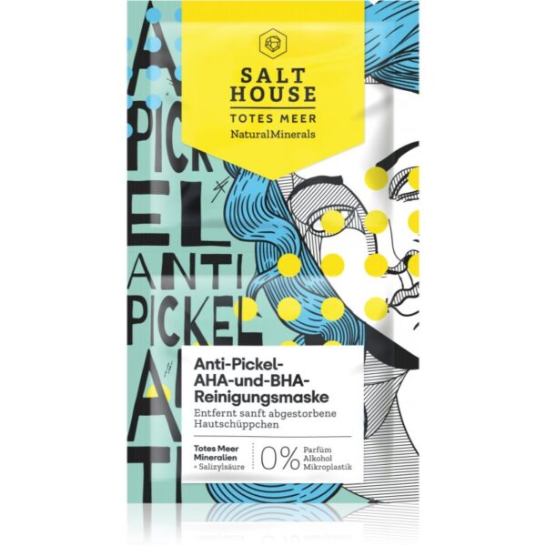 Salt House Natural Minerals Anti-pimple AHA and BHA Cleansing Mask masca 2x6 ml-ro