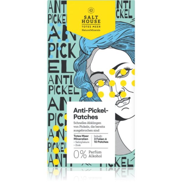 Salt House Natural Minerals Anti-pimple Patches plasturi pentru piele problematică impotriva acneei 30 buc-ro