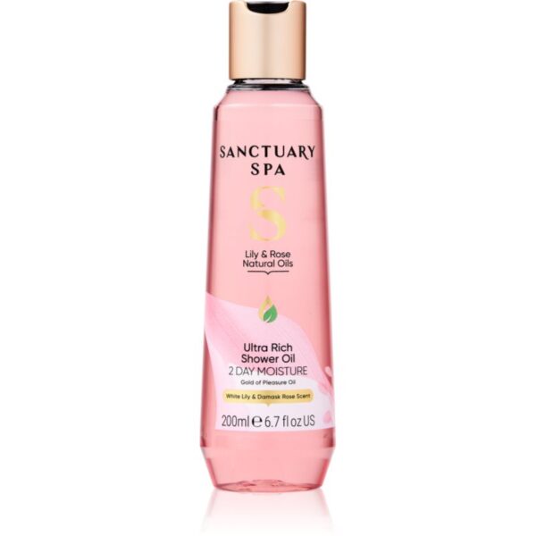 Sanctuary Spa Lily & Rose Ulei pentru dus hranitor 200 ml-Țena