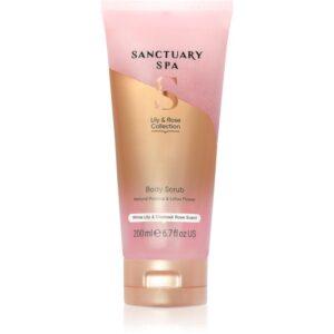 Sanctuary Spa Lily & Rose gel exfoliant cu efect de netezire 200 ml-Țena