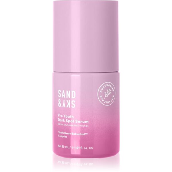 Sand & Sky The Essentials Pro Youth Dark Spot Serum ser pentru netezirea petelor pigmentare si a ridurilor 30 ml-Țena