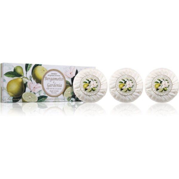 Saponificio Artigianale Fiorentino Bergamot and Gardenia Set set de săpunuri solide-ro