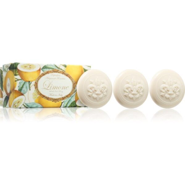 Saponificio Artigianale Fiorentino Lemon Set set de săpunuri solide 6x50 g-Țena