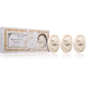 Saponificio Artigianale Fiorentino White Cameo Set set de săpunuri solide-Țena