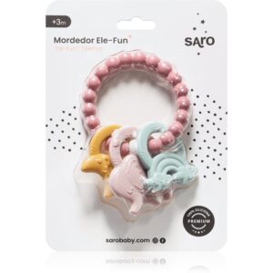 Saro Baby Ele-Fun jucărie pentru dentiție Pink 1 buc-ro