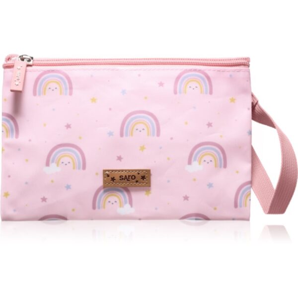 Saro Baby Lunch Bag sac pentru gustare Pink Rainbow 14