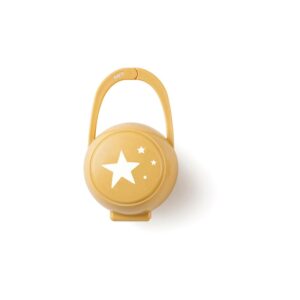 Saro Baby Pacifier Box Galaxy cutie pentru suzetă Mustard 1 buc-ro