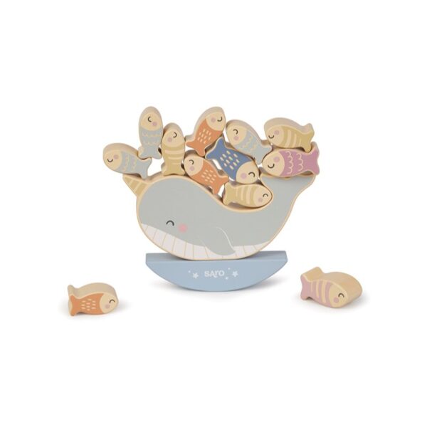 Saro Baby Sea Life Balancing Game jucărie cu activități 3 y+ 1 buc-Țena