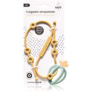 Saro Baby Silicone Catch-All Hanger șnur multifuncțional din silicon Mustard 1 buc-Țena