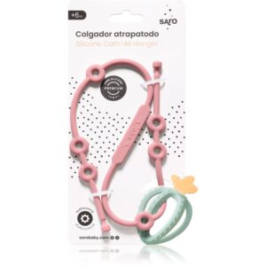 Saro Baby Silicone Catch-All Hanger șnur multifuncțional din silicon Pink 1 buc-Țena