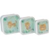 Saro Baby Snack Boxes caserolă de mâncare Hunter Mint 3 buc-ro