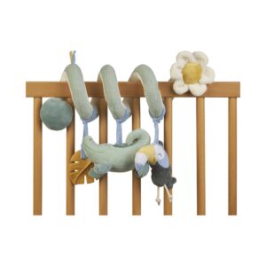 Saro Baby Spiral with Rattles Party Jungle jucărie suspendabilă contrastantă Hunter Mint 1 buc-ro