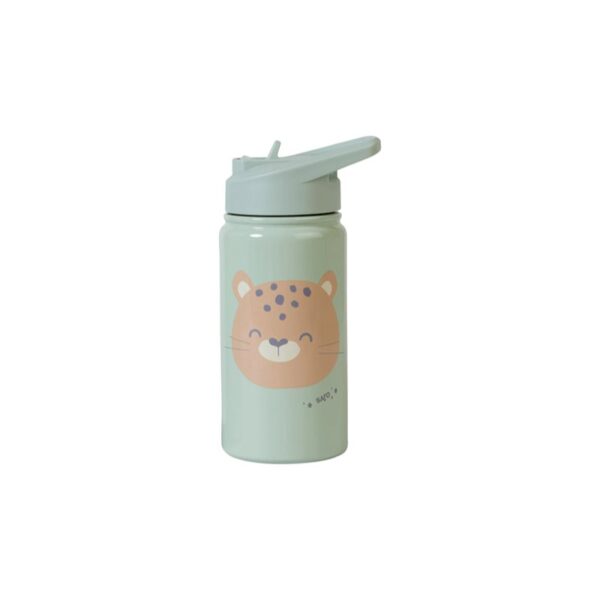 Saro Baby Thermos Bottle with Straw termos cu pai Mint 350 ml-Țena