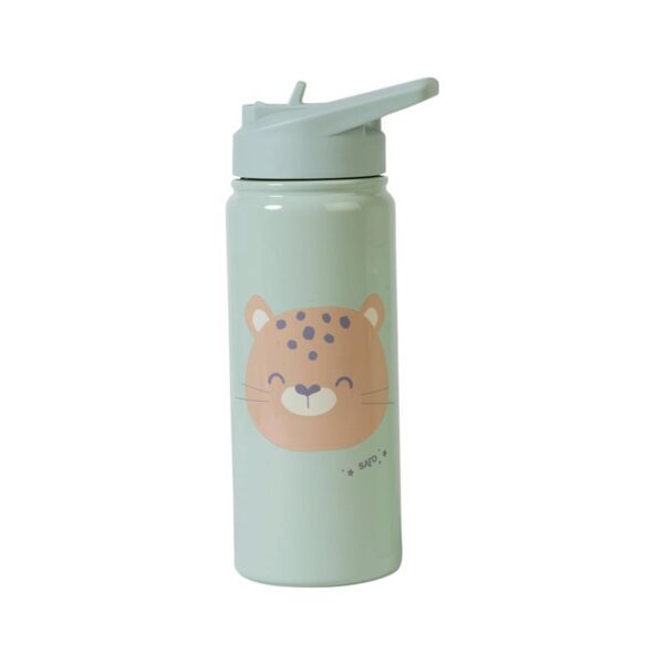 Saro Baby Thermos Bottle with Straw termos cu pai Mint 500 ml-Țena