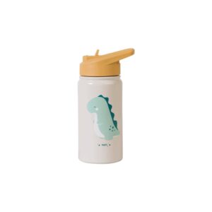 Saro Baby Thermos Bottle with Straw termos cu pai Sand 350 ml-Țena
