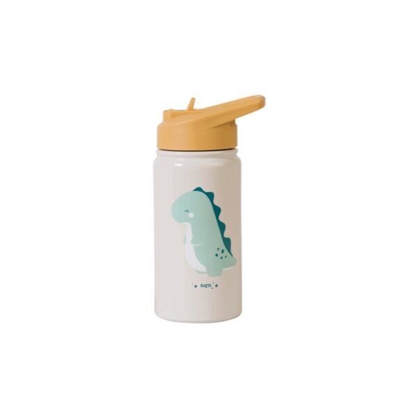 Saro Baby Thermos Bottle with Straw termos cu pai Sand 350 ml-Țena