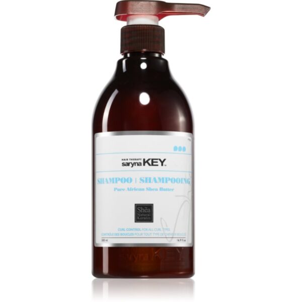 Saryna Key Pure African Shea Butter Curl Control șampon unt de shea 500 ml-Țena