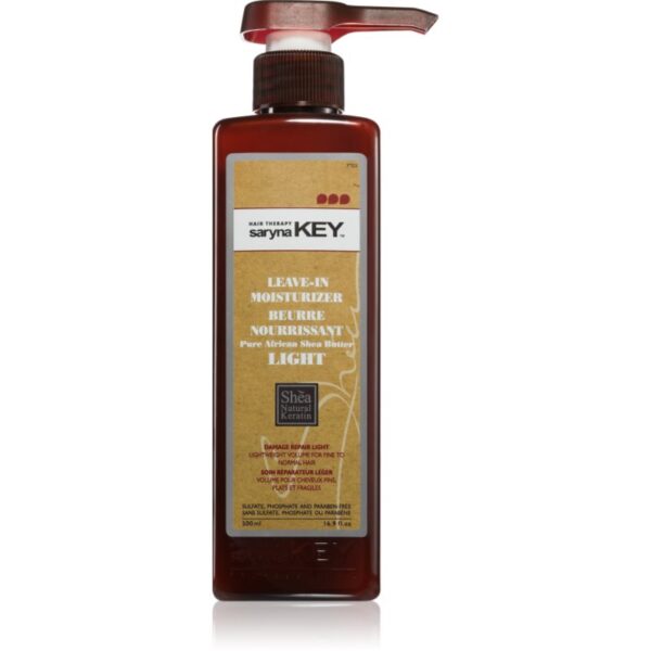 Saryna Key Pure African Shea Butter Light balsam (nu necesita clatire) unt de shea 500 ml-ro