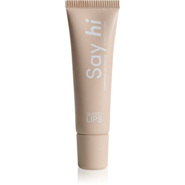 Say Hi Glassy Lips balsam de buze colorat cu peptide culoare Fuchsia 10 ml-ro