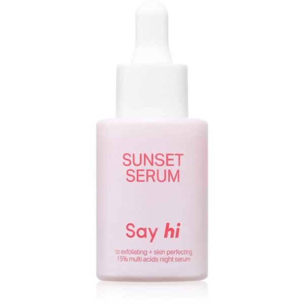 Say Hi Sunset ser de noapte Cu AHA Acizi 30 ml-Țena