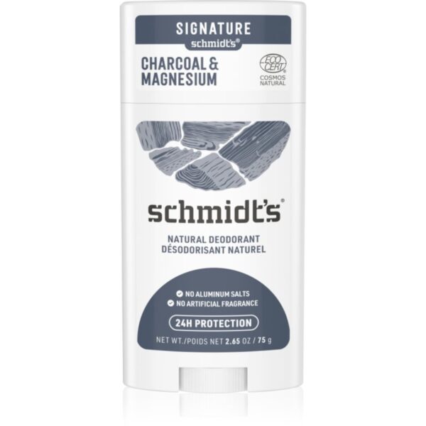 Schmidt's Charcoal + Magnesium deodorant stick 24 de ore 75 g-ro