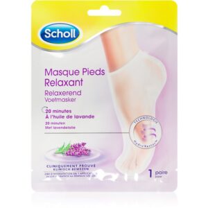 Scholl Expert Care masca regeneratoare pentru picioare sub formă de șosete cu esente de lavanda 1 pereche-Țena