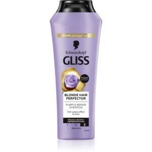 Schwarzkopf Gliss Blonde Hair Perfector șampon de păr neutralizeaza tonurile de galben 250 ml-ro