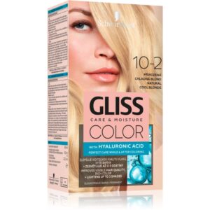 Schwarzkopf Gliss Color Culoare permanenta pentru par culoare 10-2 Natural Cool Blonde 1 buc-Țena