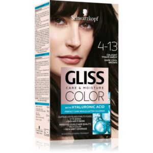 Schwarzkopf Gliss Color Culoare permanenta pentru par culoare 4-13 Dark Cool Brown 1 buc-ro