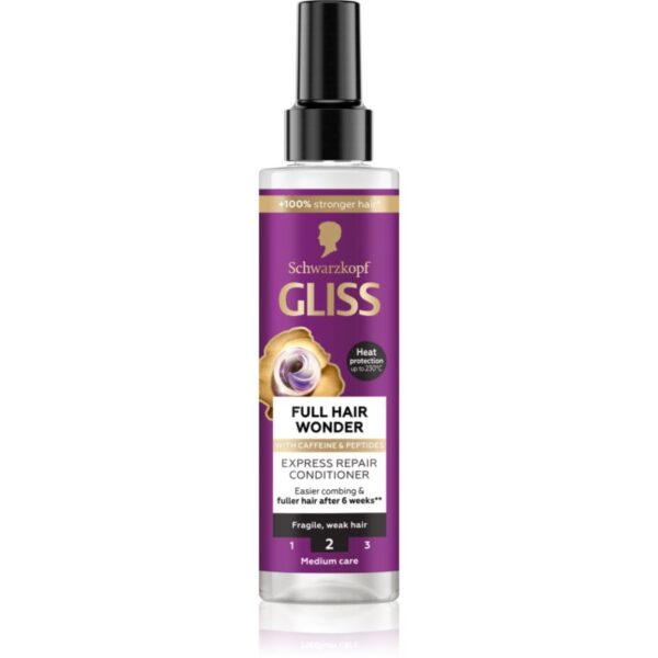 Schwarzkopf Gliss Full Hair Wonder balsam pentru regenerarea părului pentru par deteriorat 200 ml-ro
