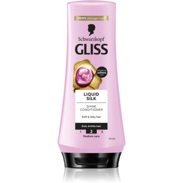 Schwarzkopf Gliss Liquid Silk balsam regenerator pentru intarire si stralucire 200 ml-Țena