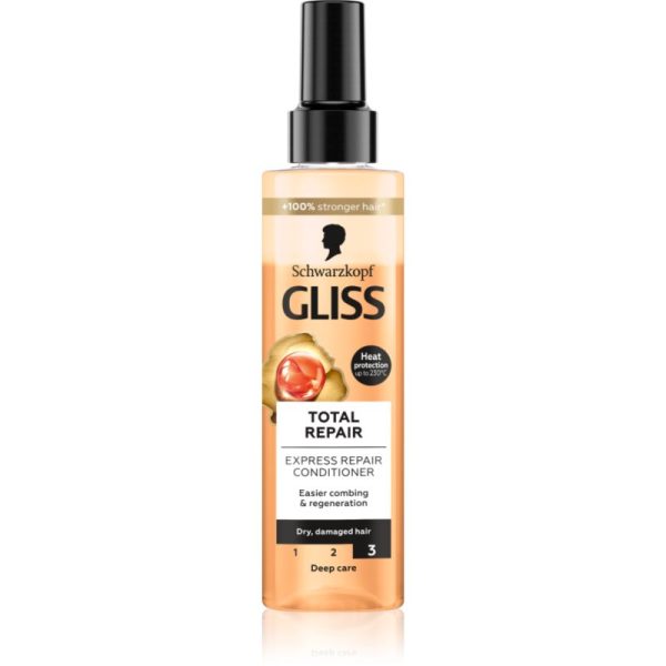 Schwarzkopf Gliss Total Repair balsam regenerator pentru varfuri deteriorate 200 ml-Țena