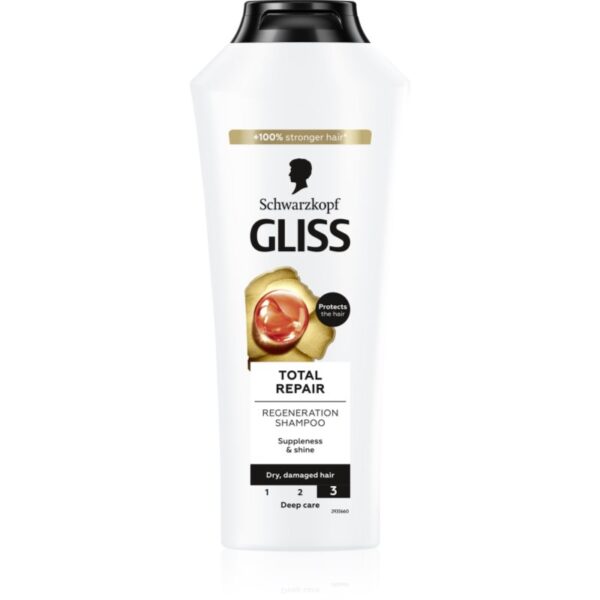 Schwarzkopf Gliss Total Repair șampon intens cu efect de regenerare 400 ml-ro