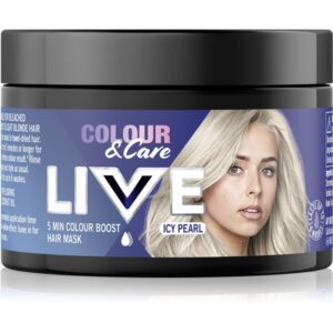 Schwarzkopf LIVE Colour & Care mască colorantă pentru păr culoare Icy Pearl 150 ml-Țena