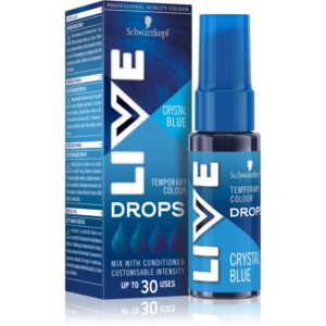 Schwarzkopf LIVE Drops sampon nuantator culoare Crystal Blue 30 ml-ro