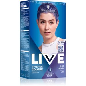 Schwarzkopf LIVE Intense Colour Culoare permanenta pentru par culoare 059 Blue Berry 1 buc-Țena