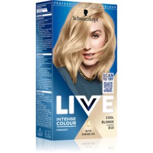 Schwarzkopf LIVE Intense Colour Culoare permanenta pentru par culoare B10 Cool Blonde 1 buc-ro