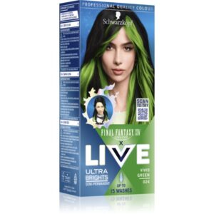 Schwarzkopf LIVE Ultra Brights or Pastel vopsea de păr semipermanentă culoare 024 Vivid Green 1 buc-ro